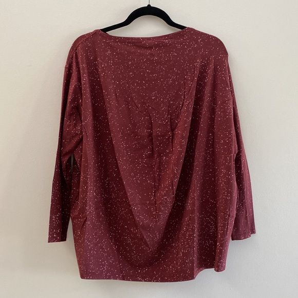 New LULULEMON Back in Action Long Sleeve Shirt Top size 10, Speckles - Picture 2 of 8